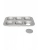 Patisse - Mini forma na 6 tartletek z wyjmowanym dnem 10cm SILVER-TOP
